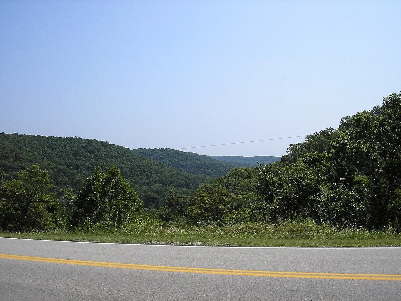 Ozarks landscape in Missouri
