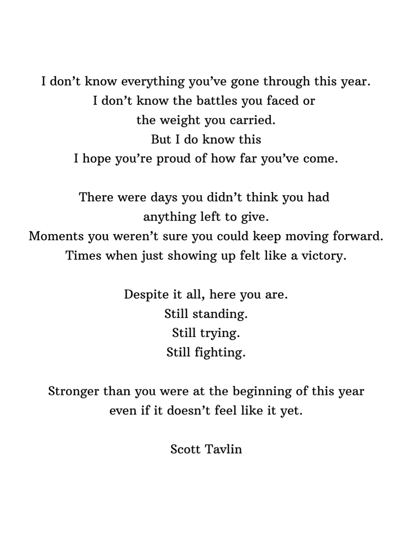You should be proud 🤍 you are about to step into your best year because of the strength you&rsquo;ve gained in 2025 🙏