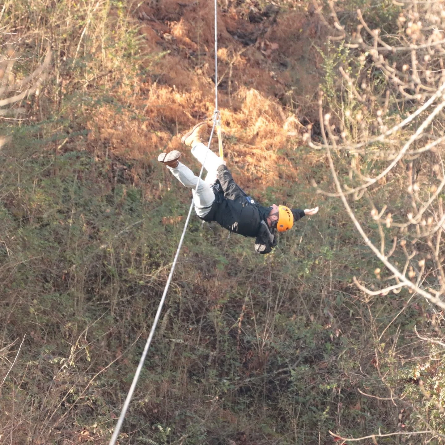 Set me free ✨ an amazing day out in the mountains zip lining with the boys 🚀