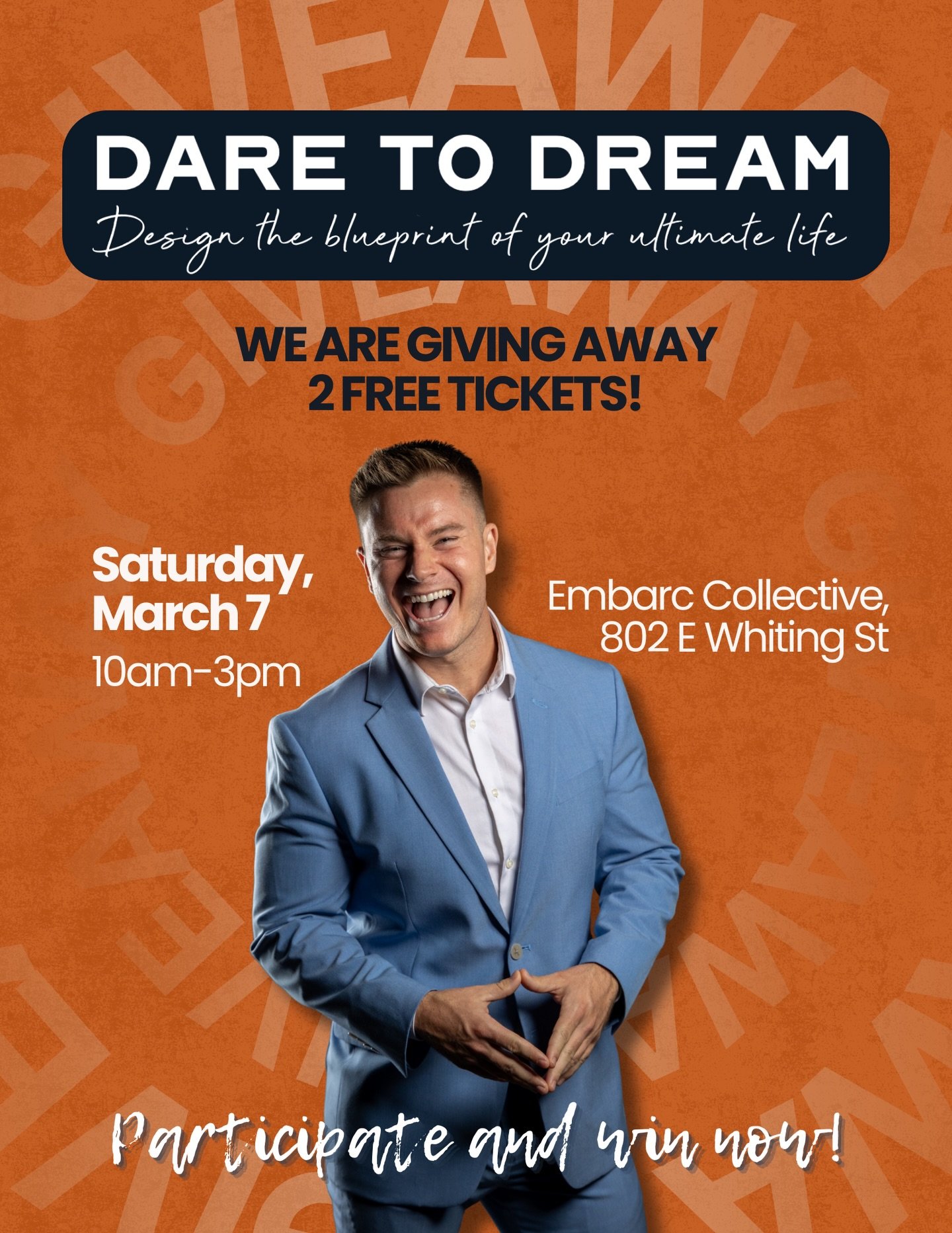 IT IS YOUR MOMENT! Dare to Dream happens this Saturday, March 7th 🚀 this event was created to unlock your dream and turn it into reality! Thank you to @jelapayments I have two free tickets to get you in, just DM me your dream to save your seat!