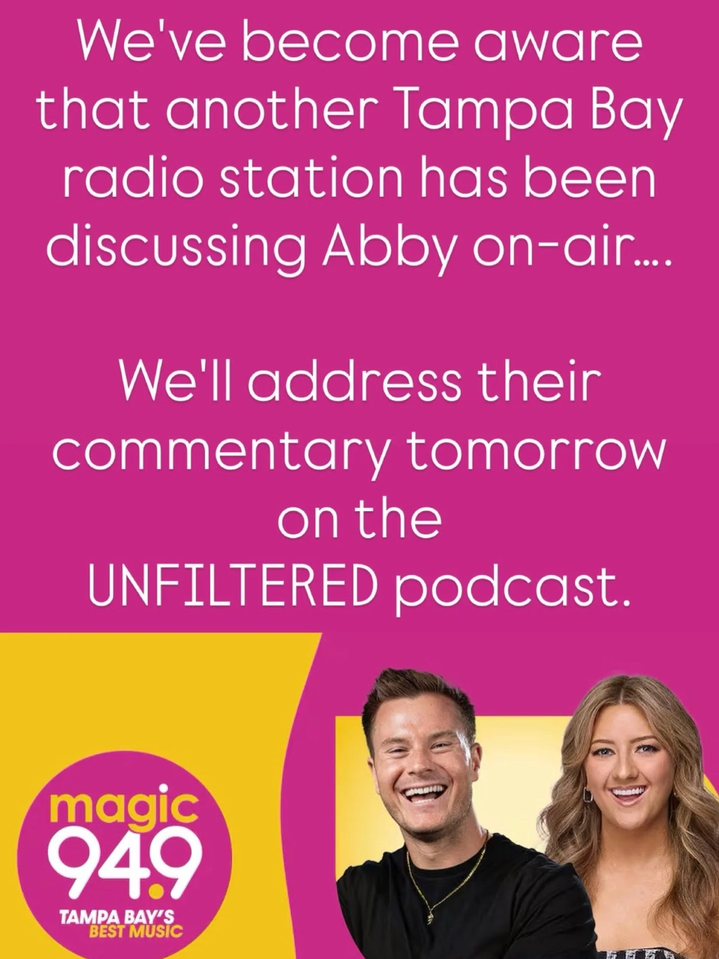 How do you even respond when your coworkers yell &ldquo;Kill that b****&rdquo;? Live on air? Comment UNFILTERED to receive a link to hear our reaction.