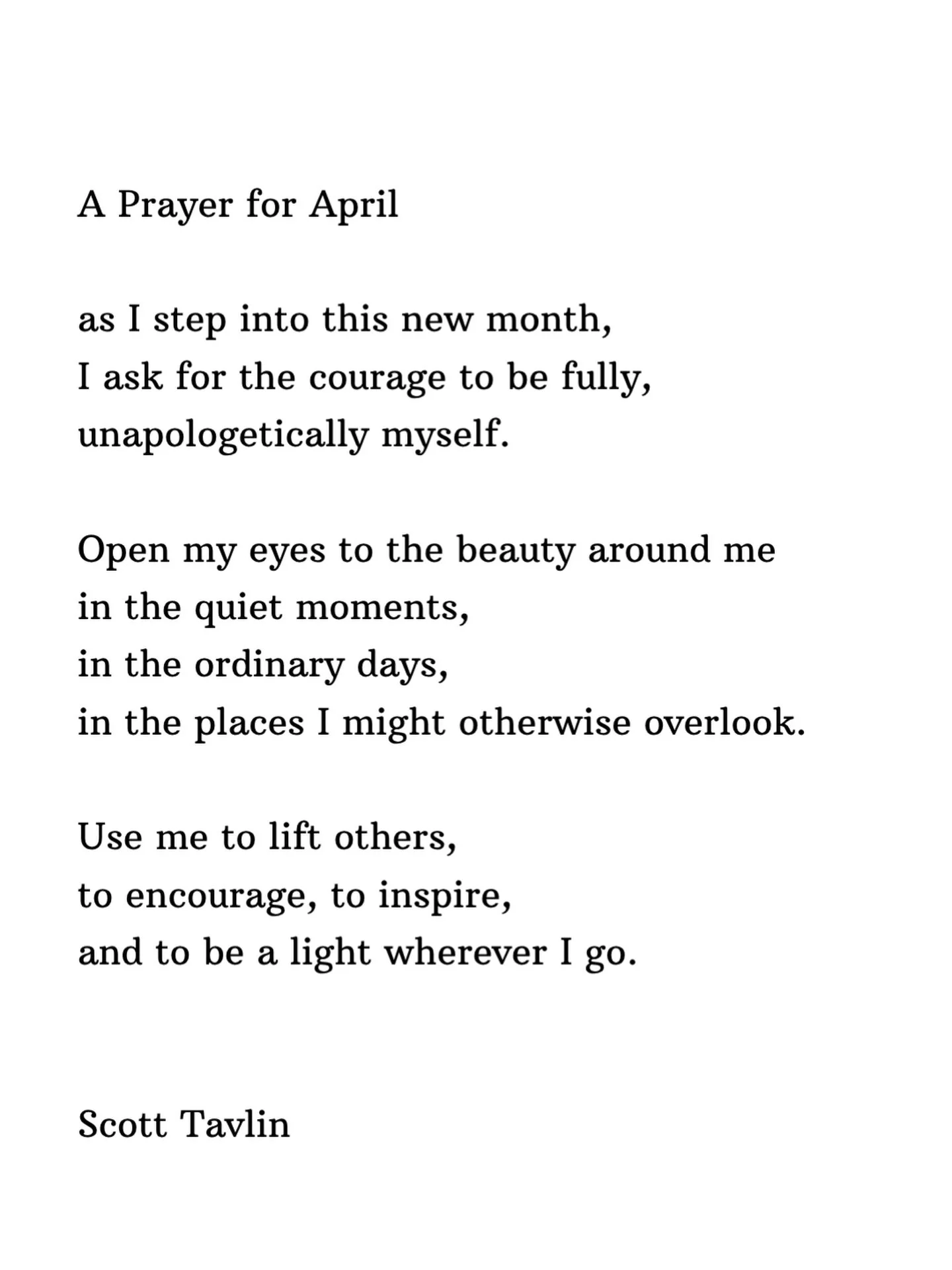 May this month treat you better than the last 🤍