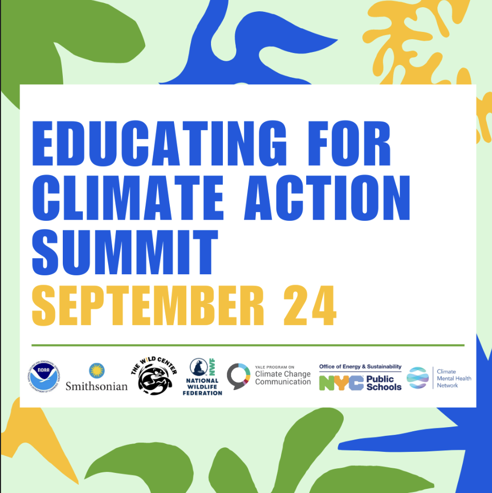 Climate Week NYC: Educating for Climate Action Summit (in person event co-hosted by CRETF)