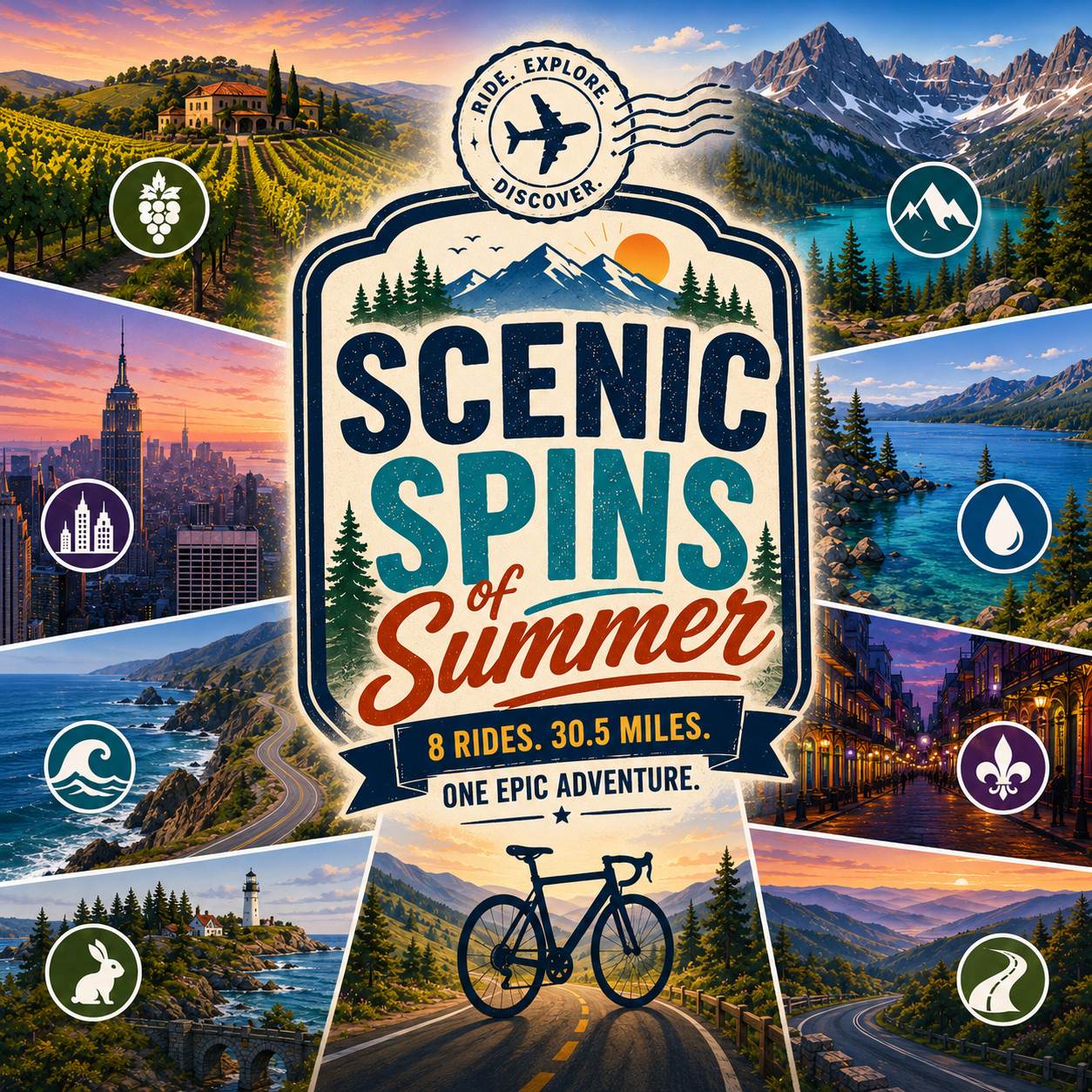 Scenic Spins of Summer