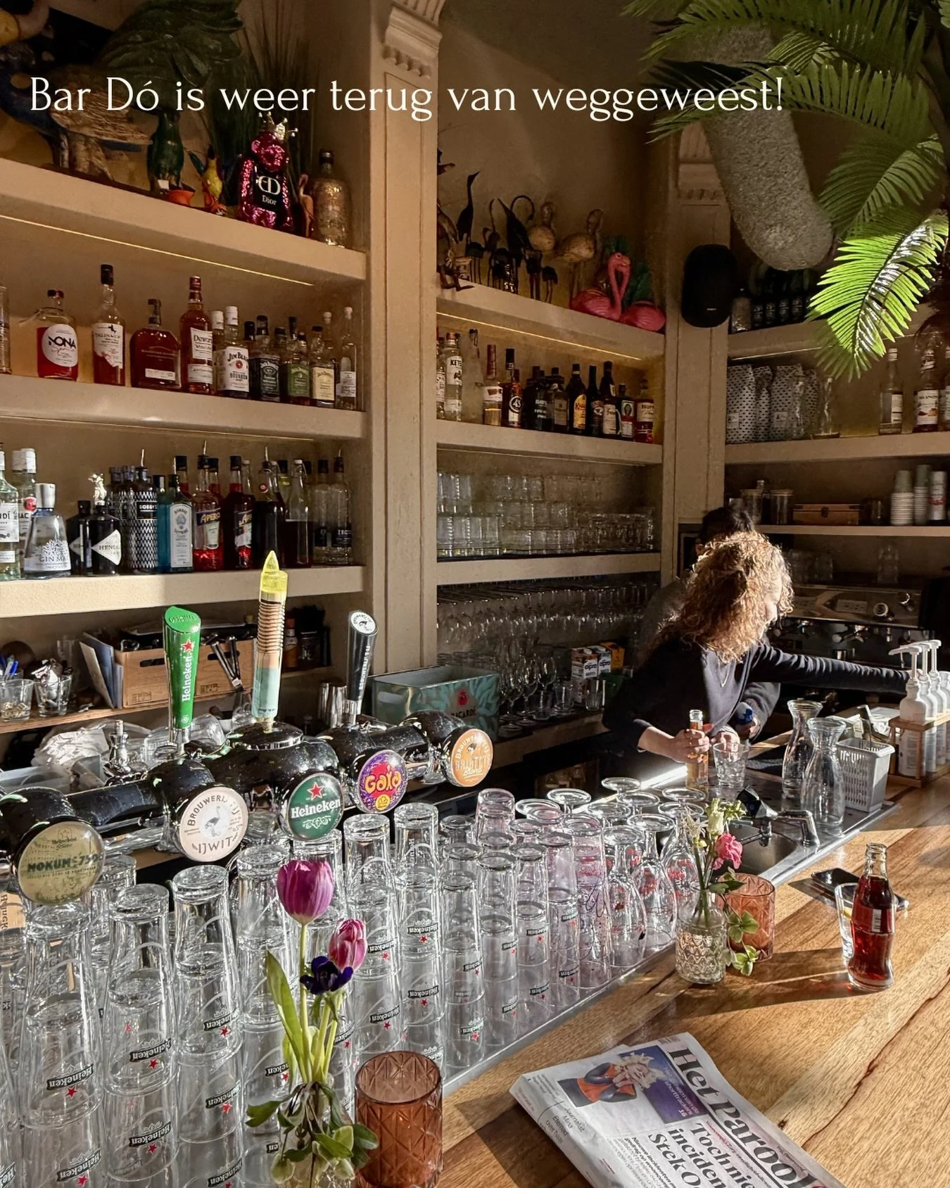 Wij zijn weer open en het eerste weekend zit er al weer op!

Tijd voor vertrouwde gezelligheid. Proef van onze vernieuwde kaart en blijf lekker hangen voor een drankje. Kom jij binnenkort ook langs?🥂

Tot snel!