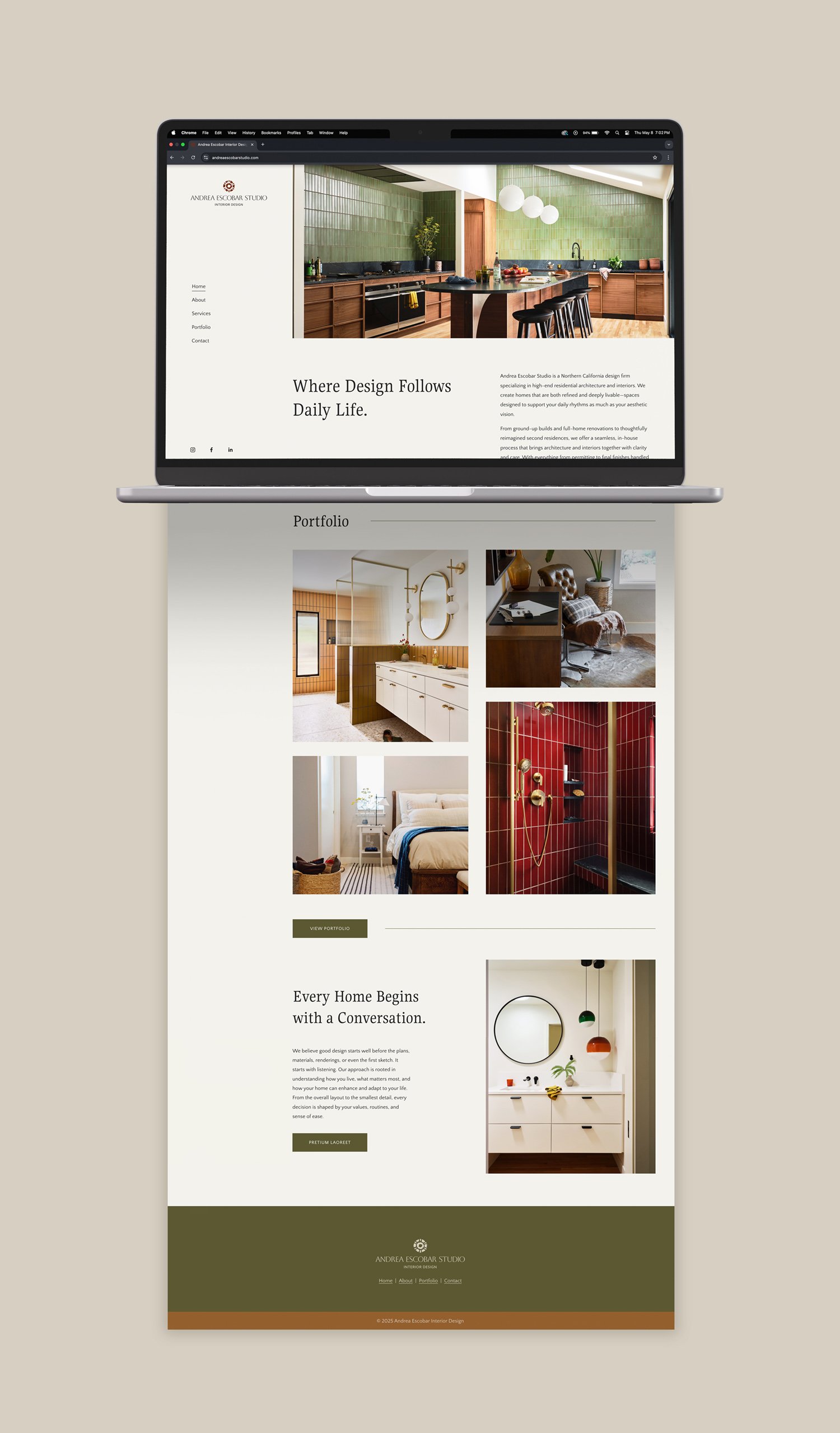 Website Design - Home Page
