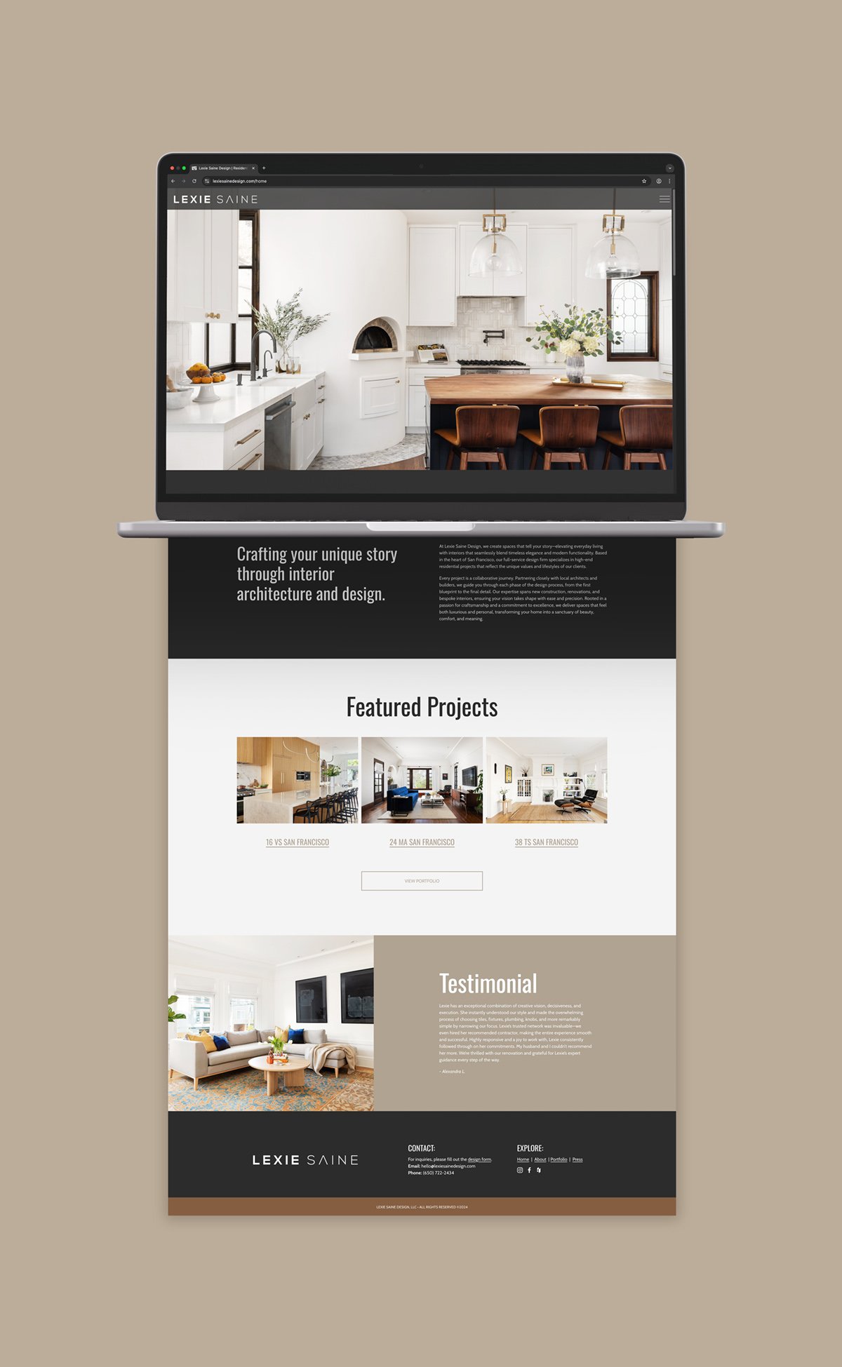 Website Design - Home Page