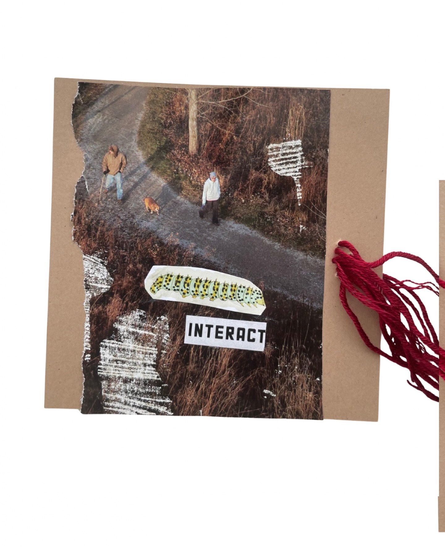 Day 24 and Day 25 - Pride Month Collage Series
One collage a day for 30 days.

&ldquo;Interact&rdquo; &ldquo;actions&rdquo;

Created with magazine collage pieces and embroidery on cardboard

#CollageArt #Embroidery #CardboardArt #PrideMonth #30Daysof