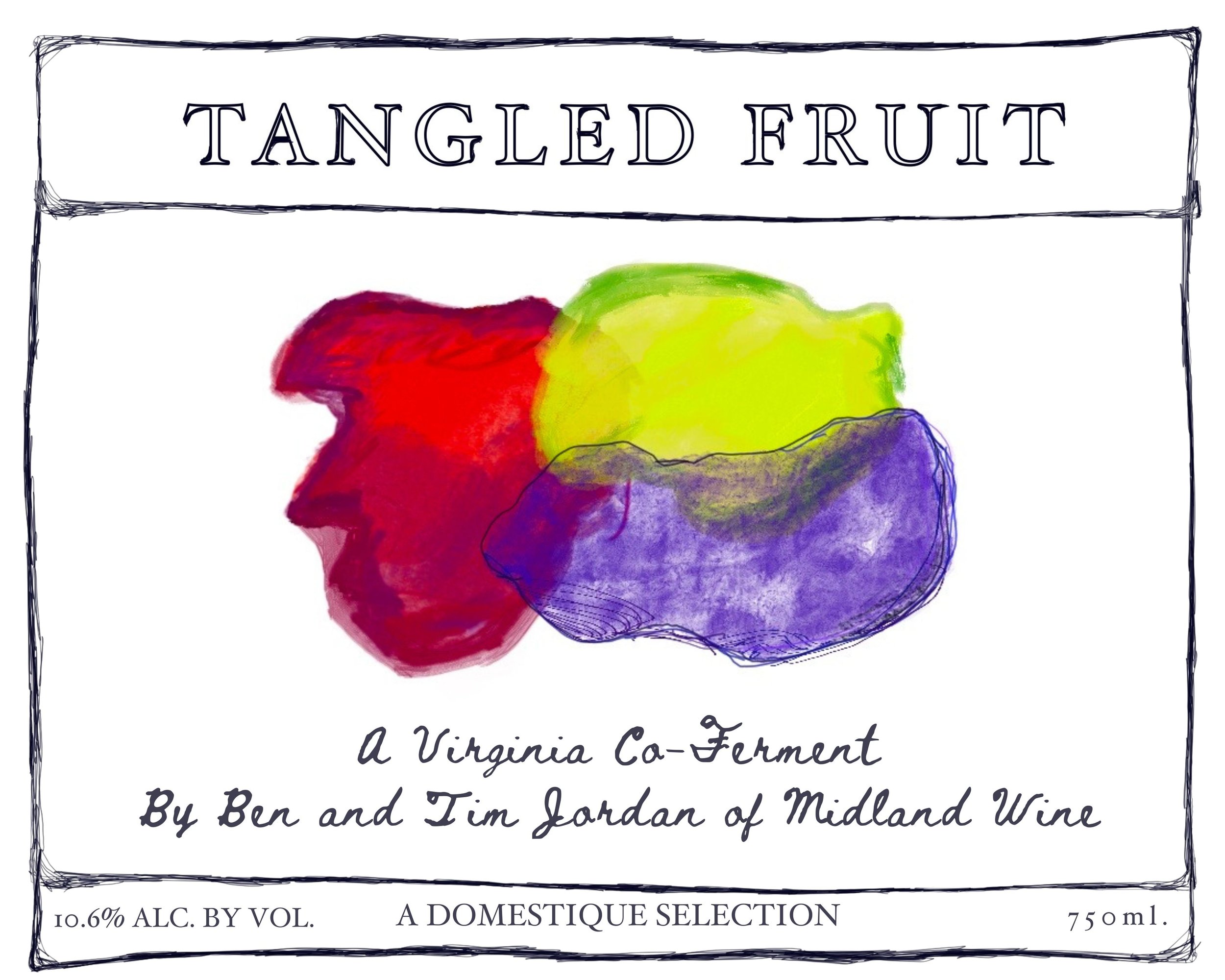Custom Label for Domestique Wine