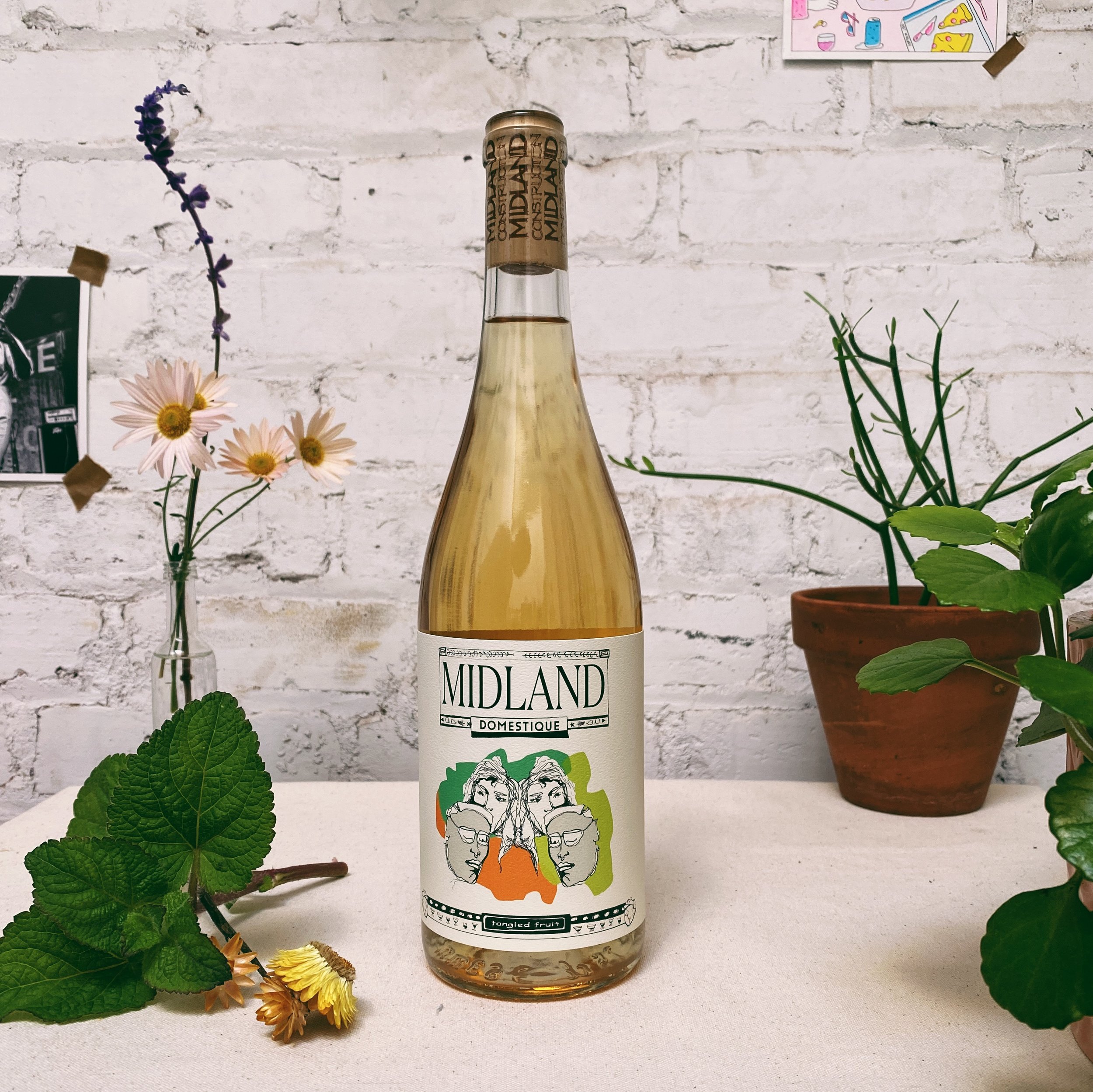 Custom Label for Midland Wine