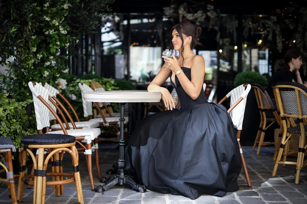 Alicia's Photography Emily In Paris Cafe High School Senior Model Portraits Naperville Photographer