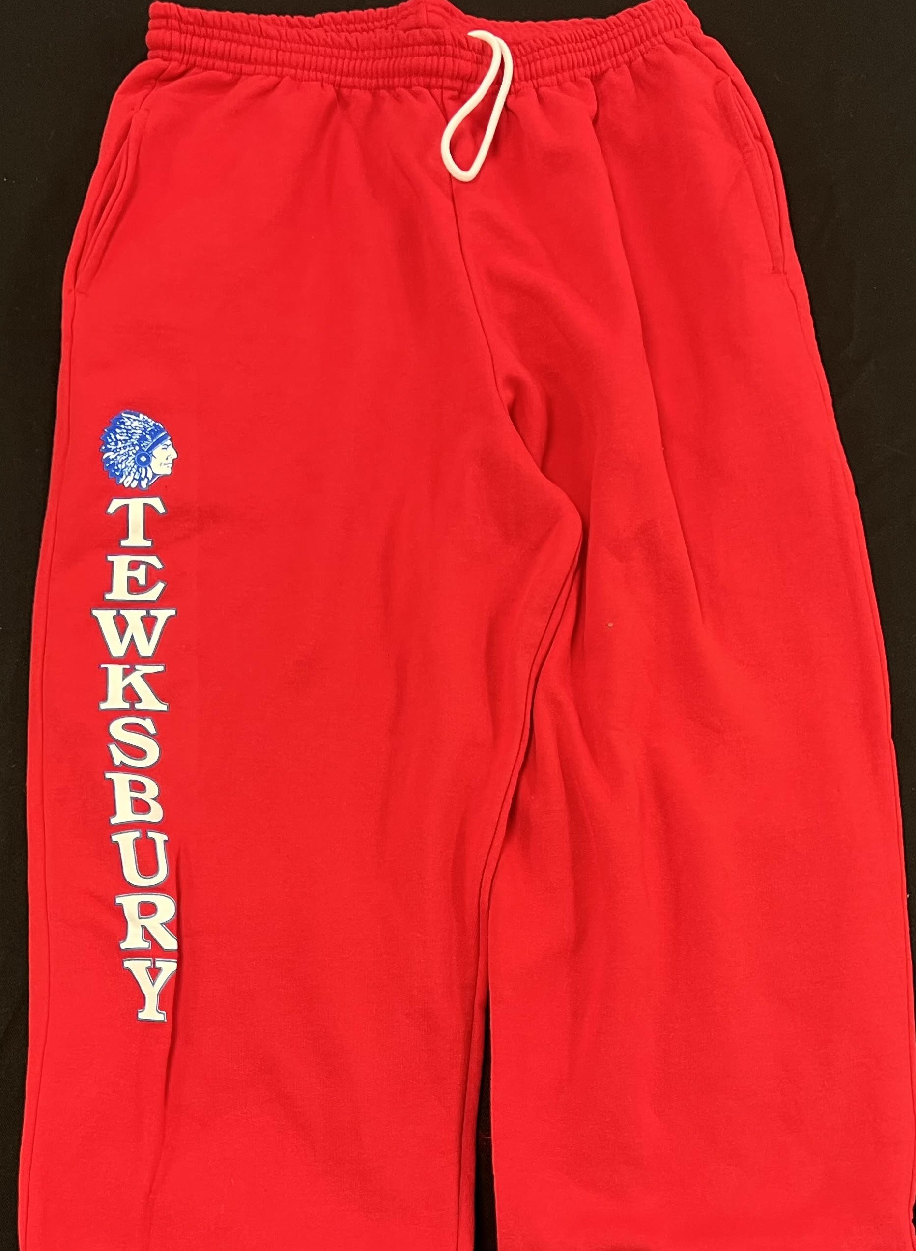 Tewksbury Redmen Red Sweatpants
Adult and Youth sizes available