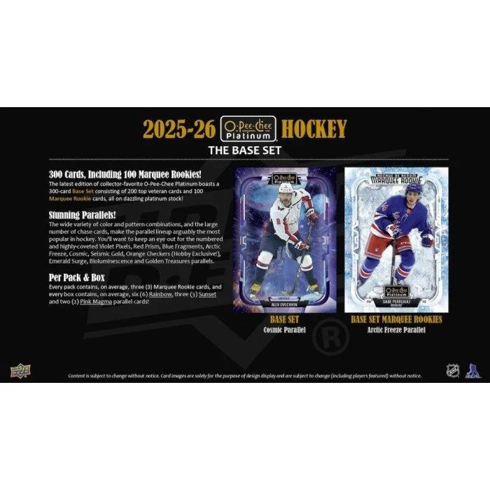 2025-26 UD O-Pee-Chee Hockey - Soon 5/20