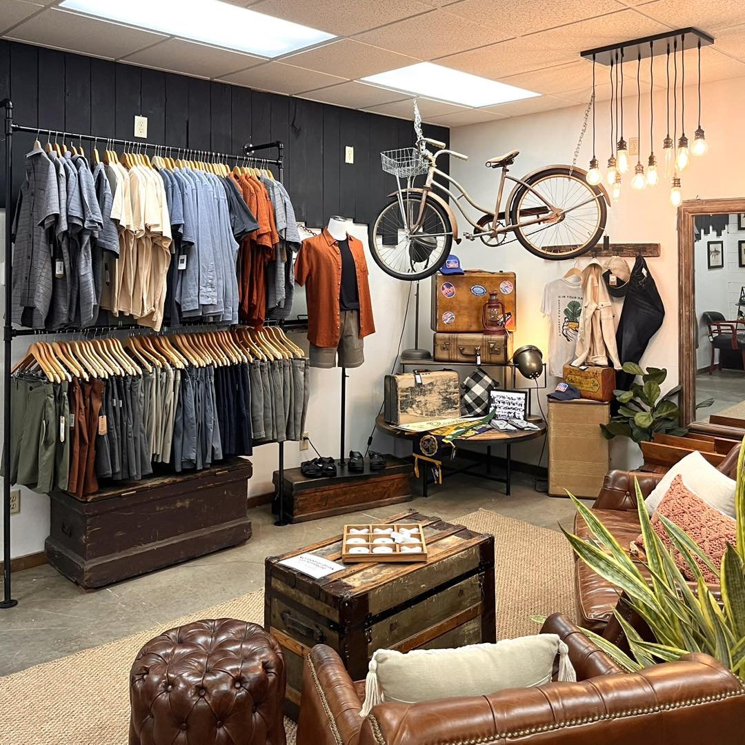 Our favorite corner of the shop has a brand new look! 
Come see it for yourself this week + shop all things men's fashion + accessories!

#eauclaire #mensapparel #mensoutfits #mensclothing #menswwear #thenormalbrand #mensoutfitideas