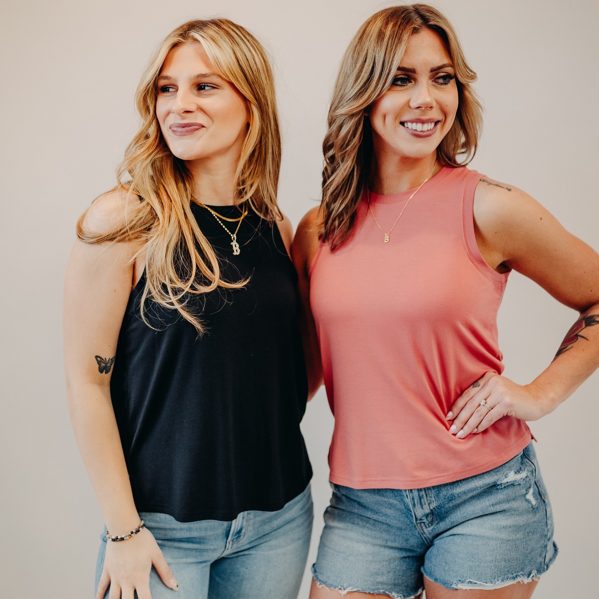 Camis, tanks, + tees, oh my! 🌻

Just in case you missed it, we just launched a TON of new basics to our online collection! Be sure to go check it out + grab your favorites for springtime! 🛍️