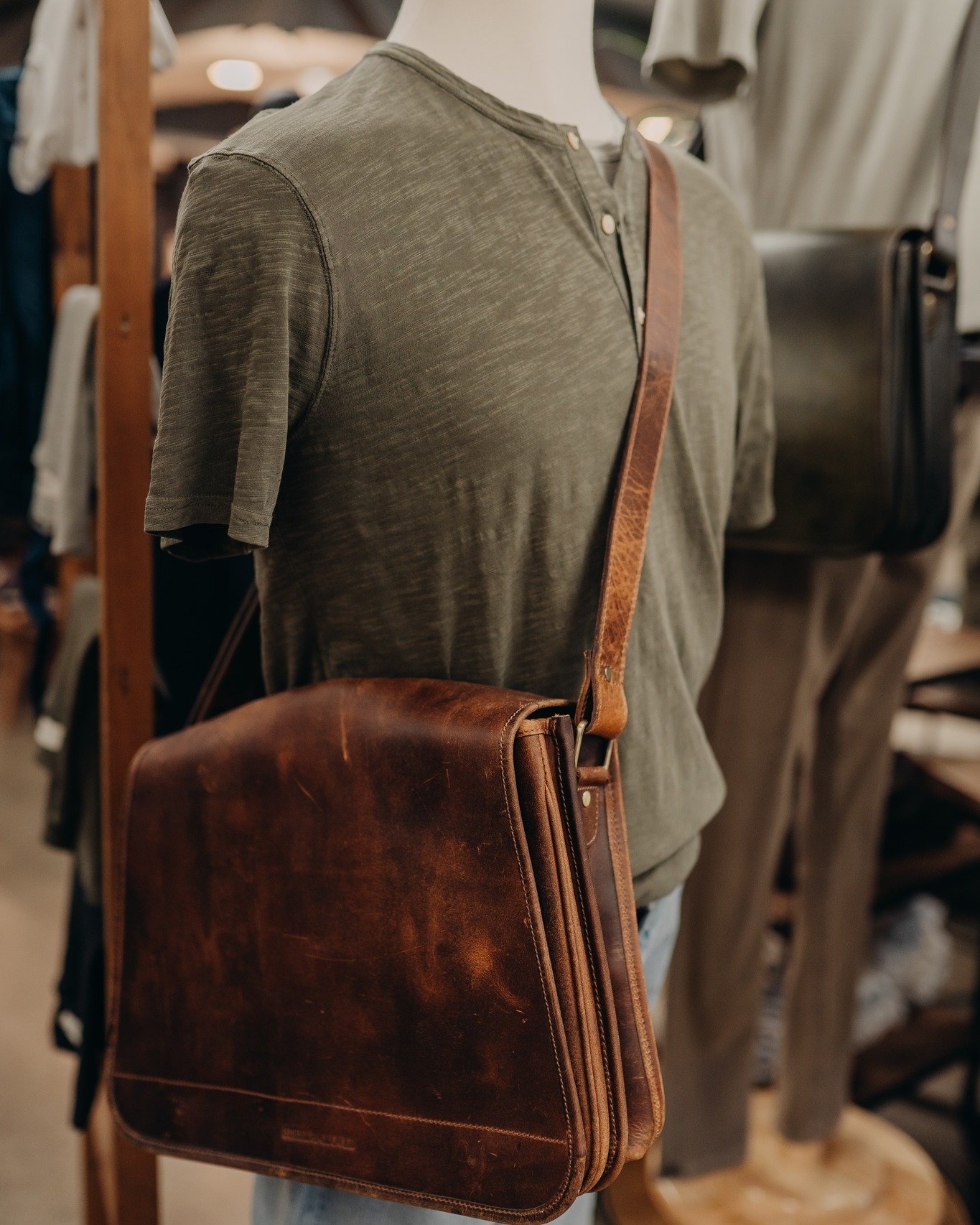 it's not a purse if it looks manly! Find high quality backpacks and more at John Scott Men's Apparel!

#mensapparel #eauclaire #johnscottmensapparel