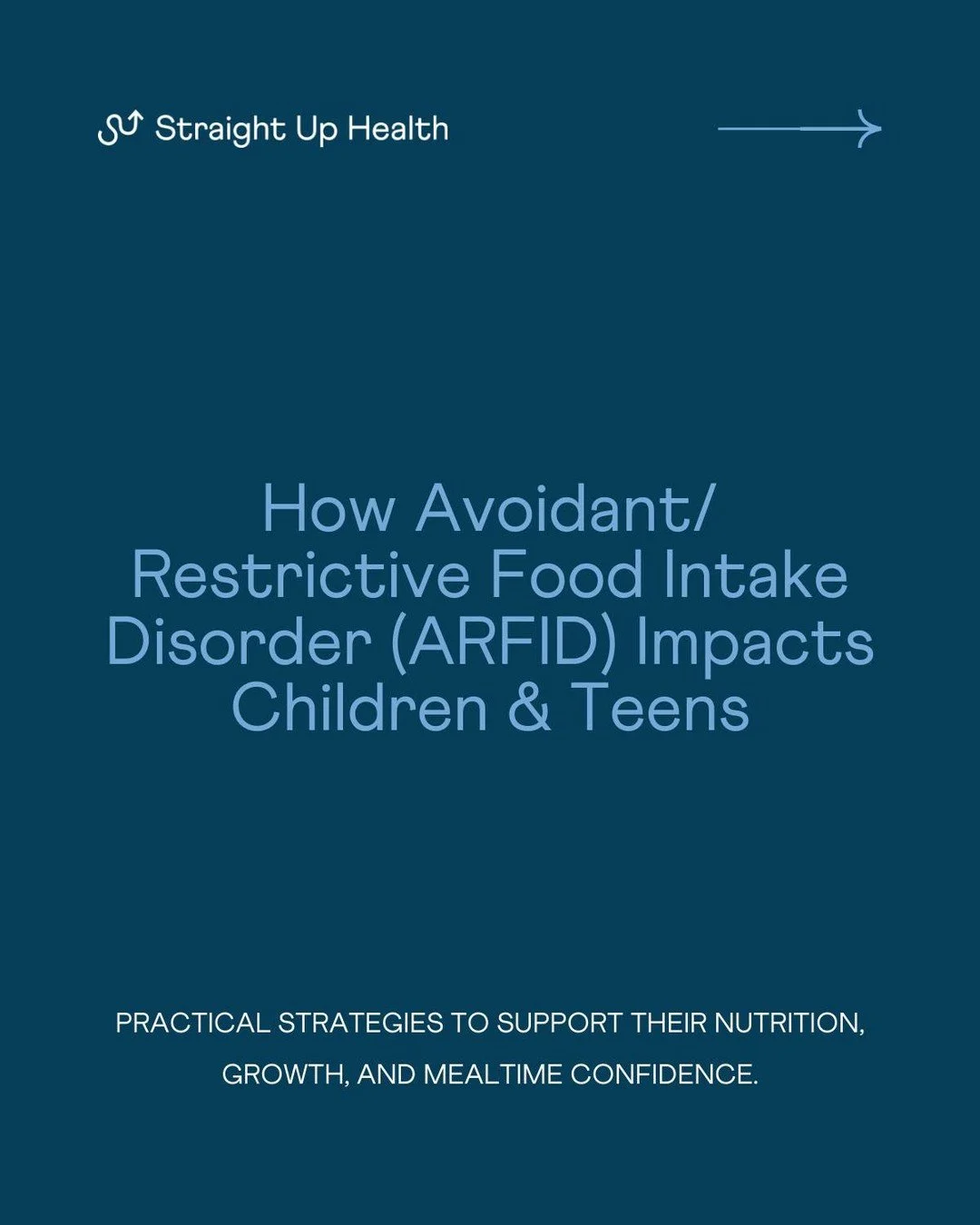 Worried your child&rsquo;s eating habits are affecting their growth, energy, or mealtime peace? 🥗💭

Avoidant/Restrictive Food Intake Disorder (ARFID) can make eating stressful for both kids and families. Our nutritionist works with your child and y
