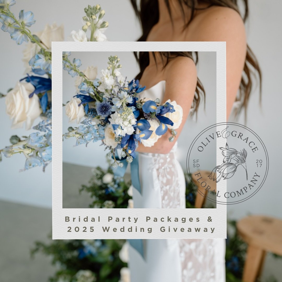 Good morning and Happy Saturday to all! I&rsquo;m so excited for this one! We are headed out for our honeymoon today and I thought what a better time than now to announce a new Olive and Grace service, Bridal Party Packages! 

These are slightly disc