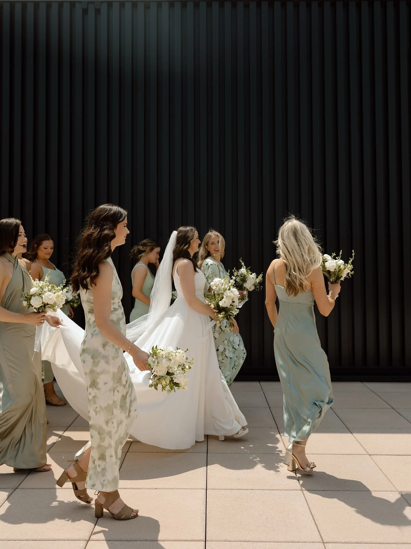 A little reminiscing on this June wedding downtown at @canopysiouxfalls 🤍 what a wonderful inner city venue with amazing food! 

Photography by @sydneyleighheitkamp &mdash; it&rsquo;s always a great wedding day when I get to hang with my day one gal