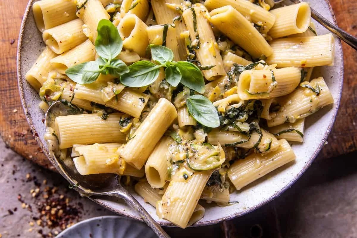 Zucchini Parmesan Pasta