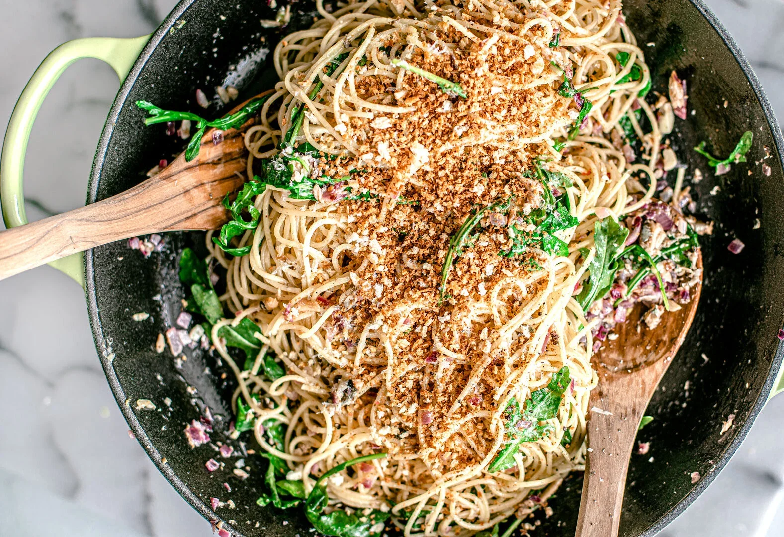 Lemon Pepper Pasta with Sardines