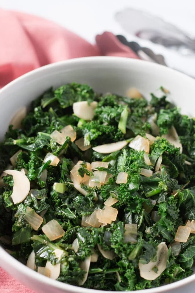 Easy Kale and Onions