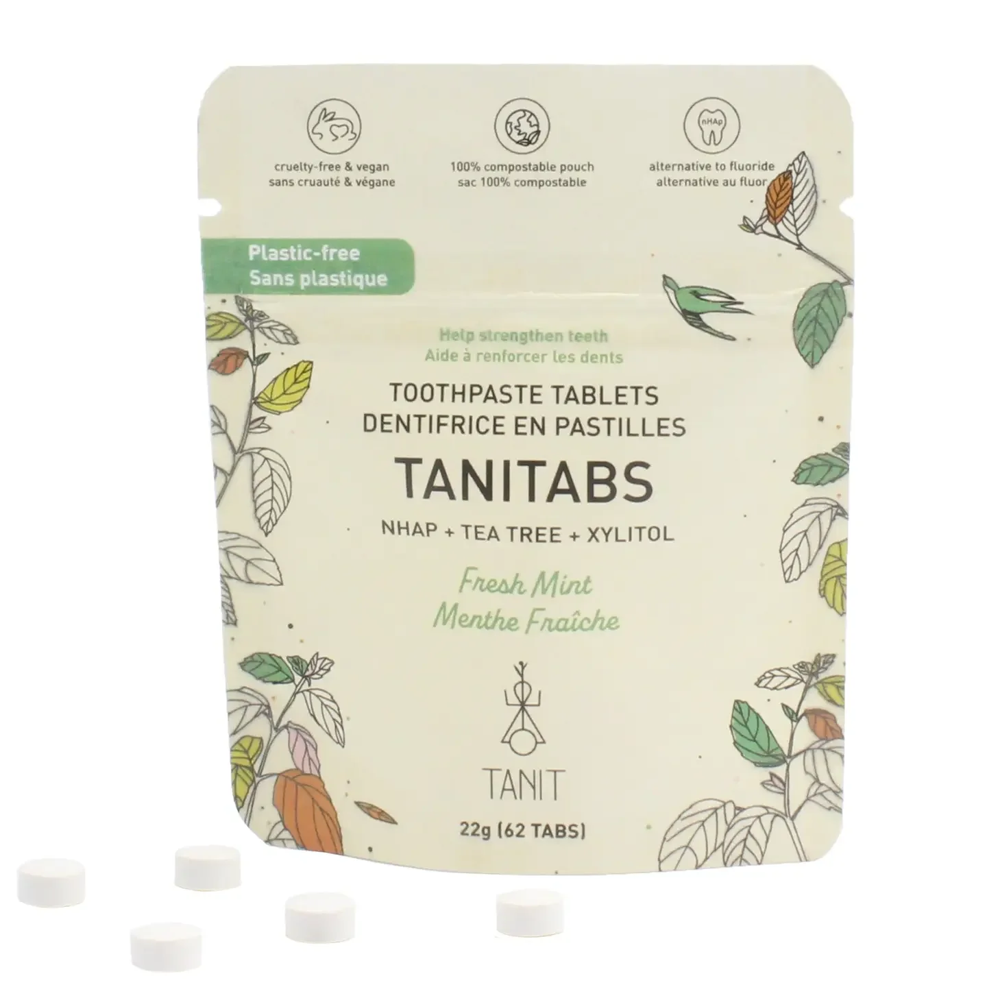 Tanitabs toothpaste tabs hydroxyapatite.webp