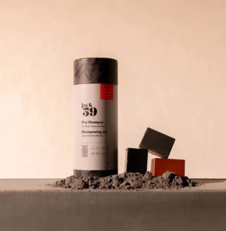 Jack59 Dry Shampoo Dark made in alberta