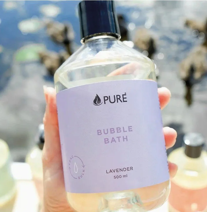 lavender natural bubble bath