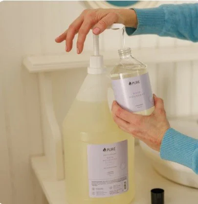 refillable bubble bath by pure