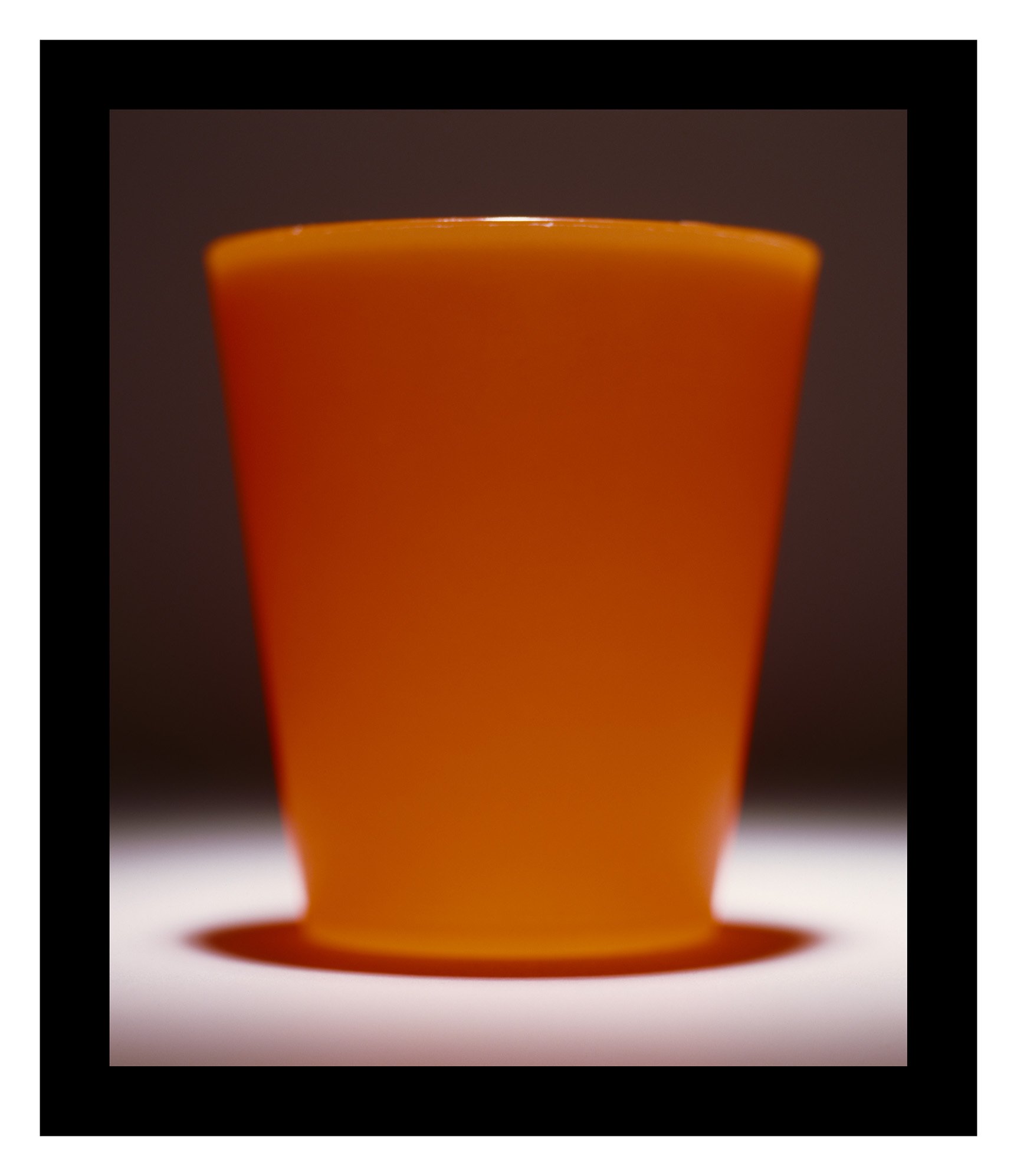 Monument series (orange) / pigment print on matte canvas / 29.5" x 25.5"