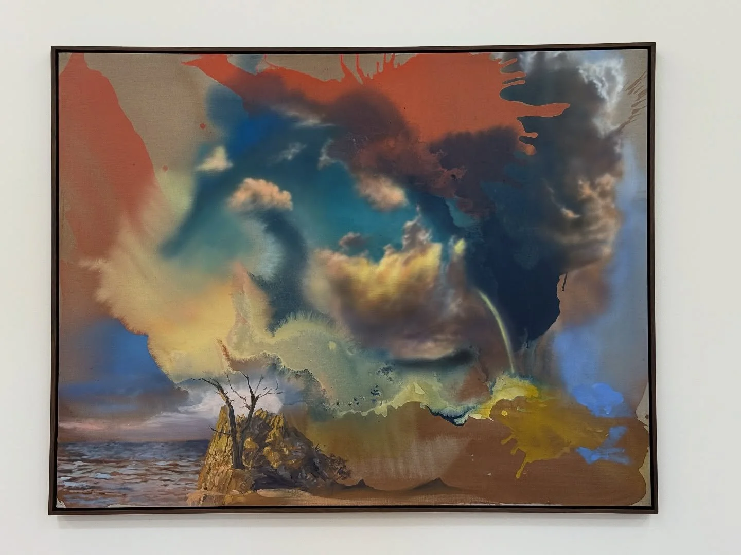 Some horizontal Annie Lapin paintings. So much going on, just like their subject, Southern California