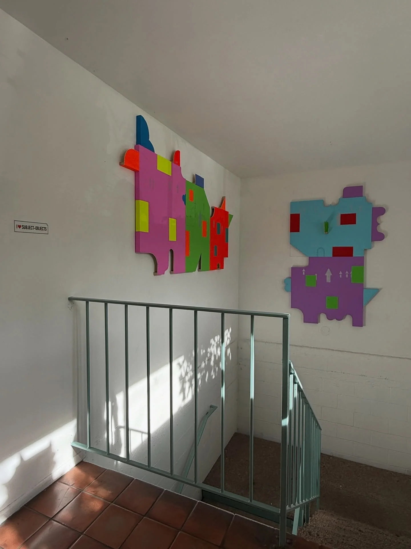 Daniel Mendel-Black at the Finley in Los Feliz. What a great idea for an exhibit space, wish I had seen it illuminated at night