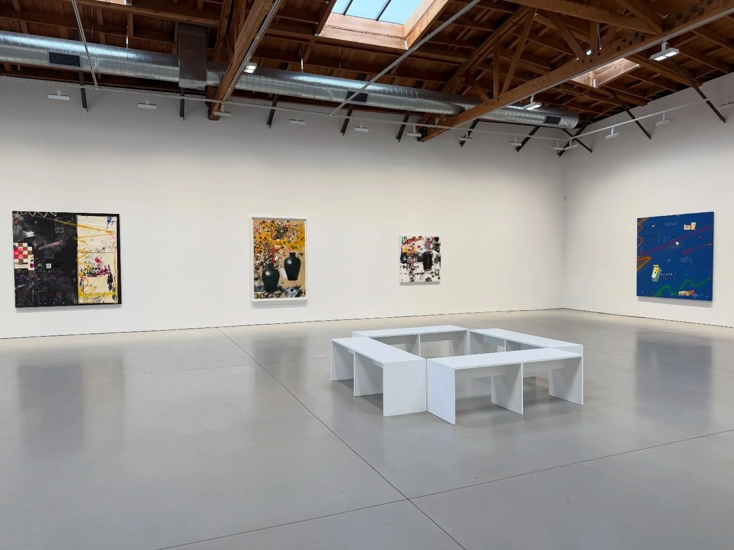 A great Friday in LA. Raymond Saunders and Luc Tuymans @davidzwirner , Matt Zaccari @faun.la , Brian Sharpe @asis.losangeles , and Robert Barry @timothyhawkinsongallery , where I forgot to take a photo (a beautiful installation that is still funny an