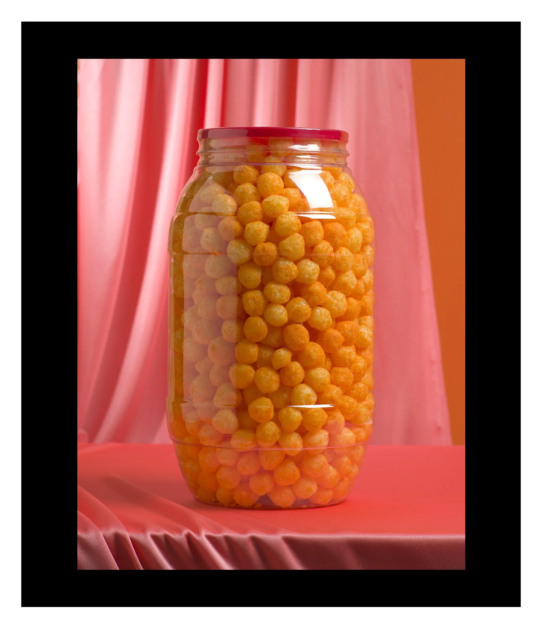 Monument series (cheeseballs) / pigment print on matte canvas / 29.5" x 25.5"