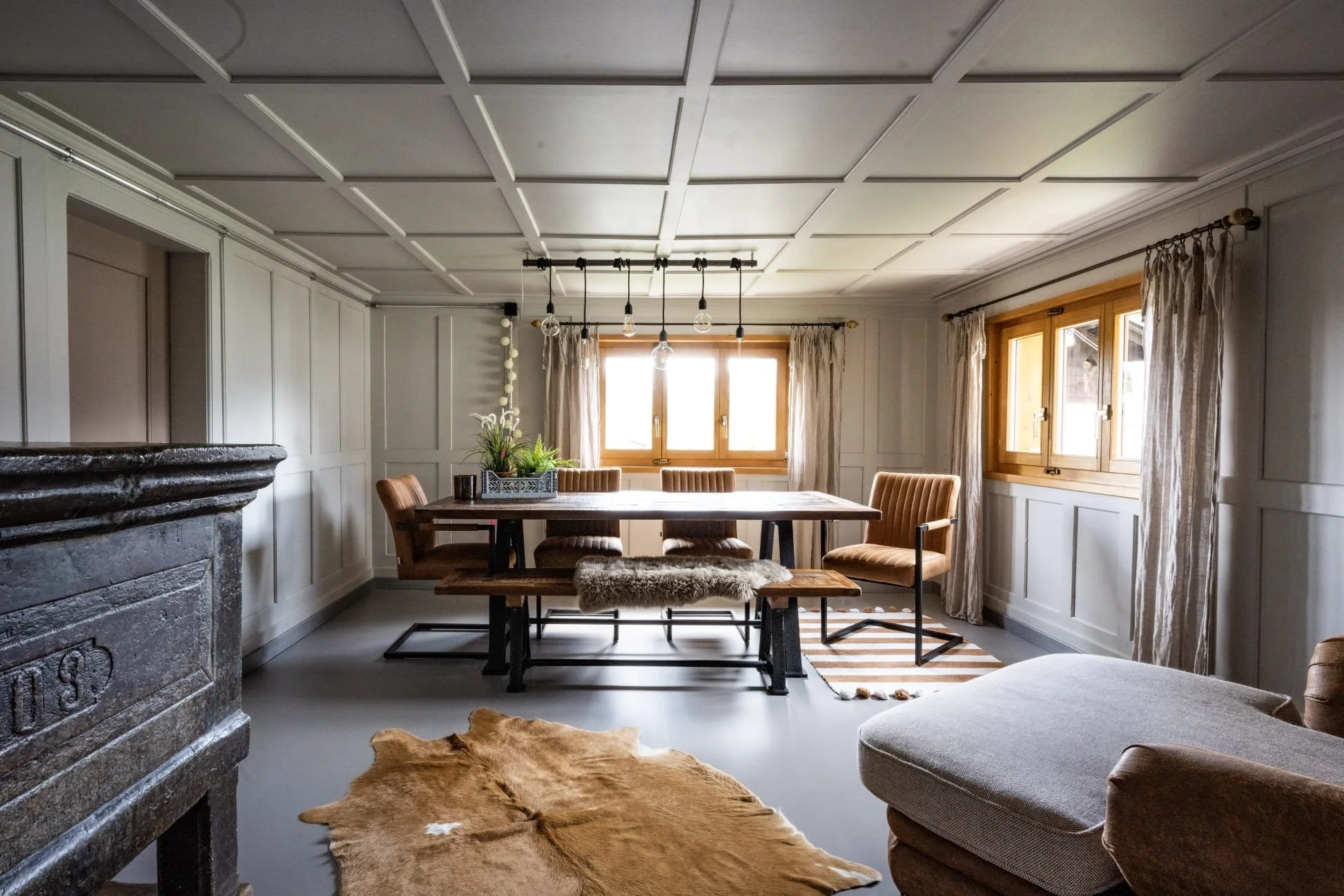 Malerarbeiten Holztäfer in Obersaxen