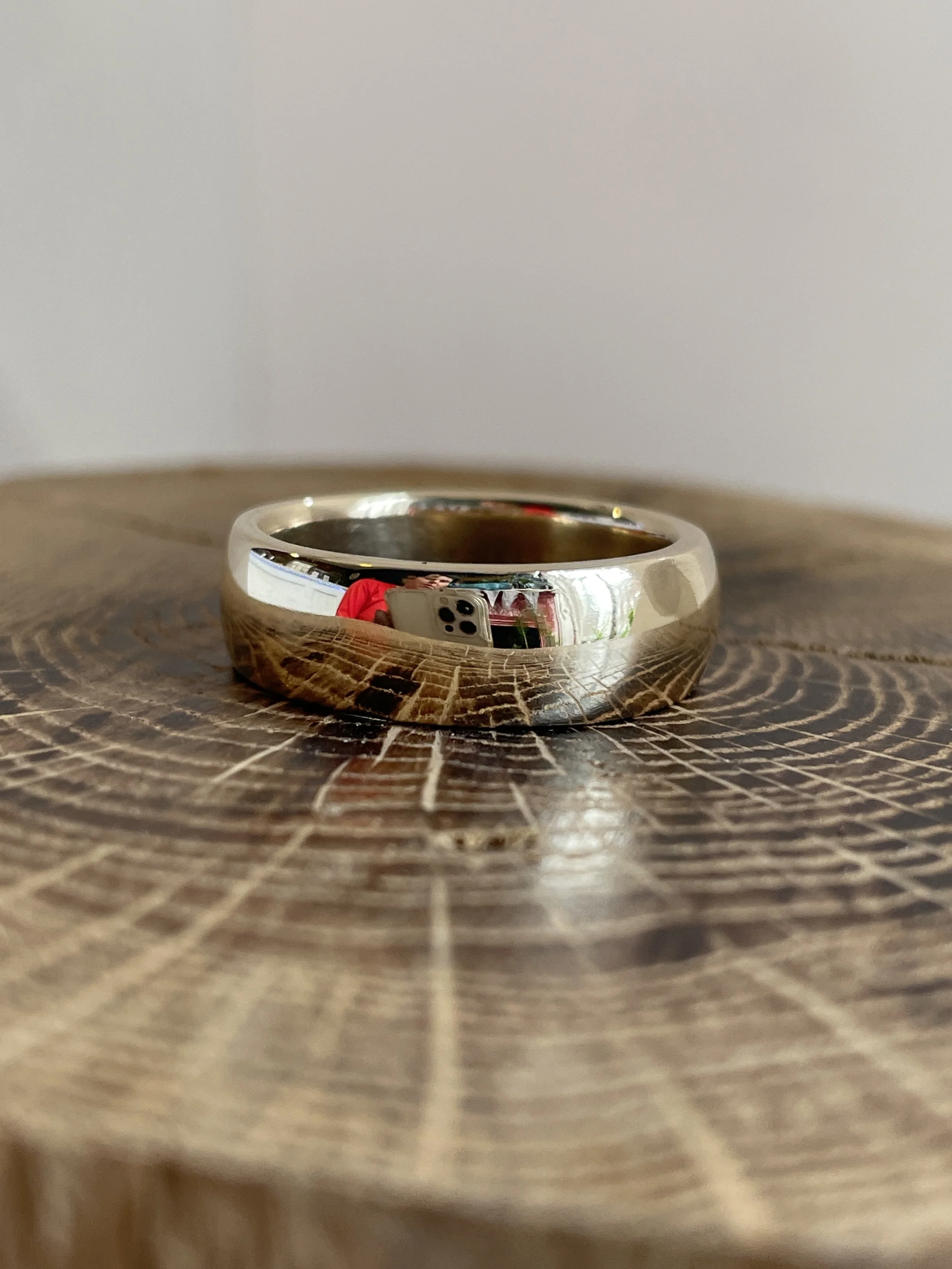 14K Hunka Chunka Gold Wedding Band — Modern Metalsmith