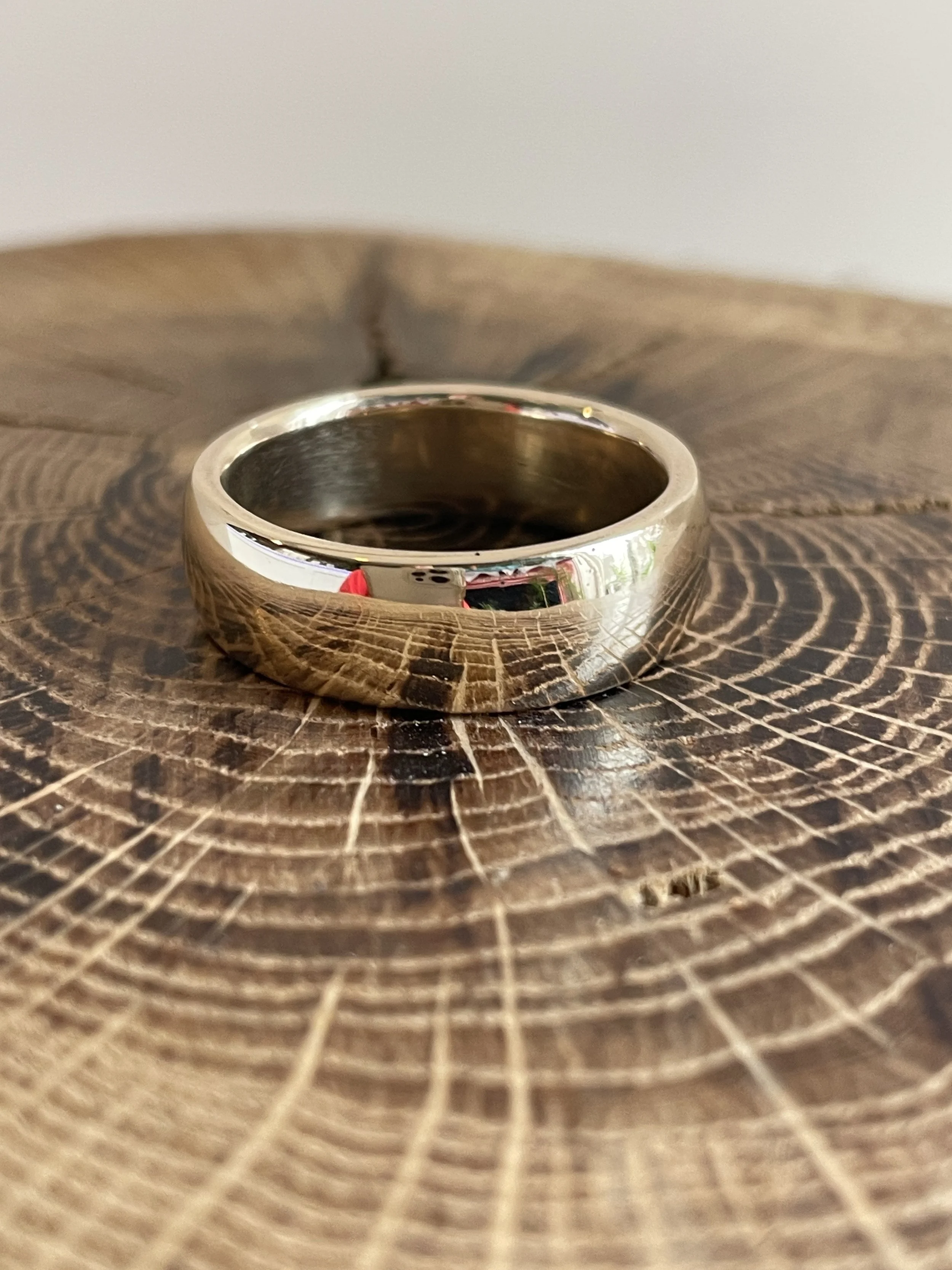 14K Hunka Chunka Gold Wedding Band — Modern Metalsmith