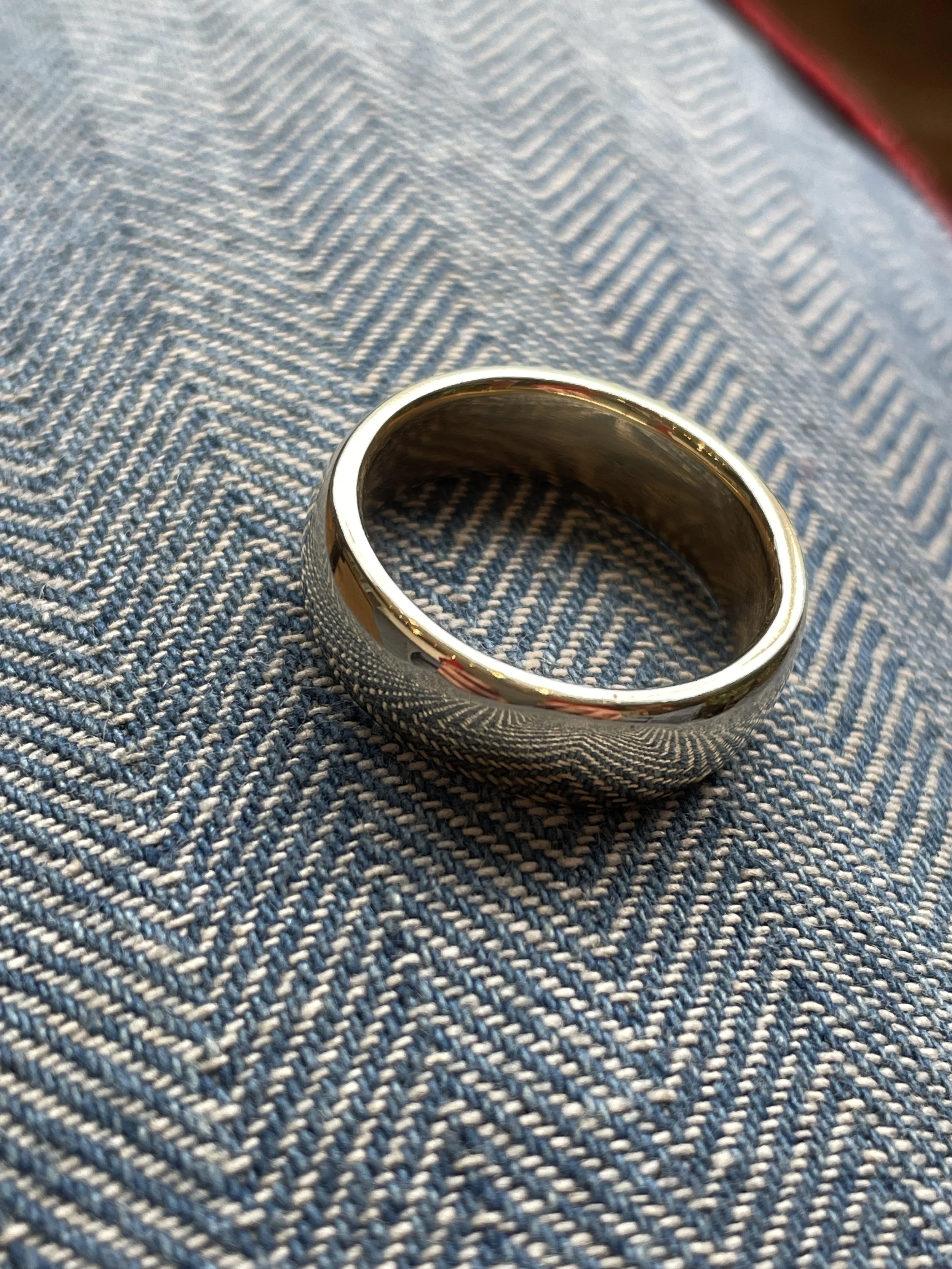 14K Hunka Chunka Gold Wedding Band — Modern Metalsmith