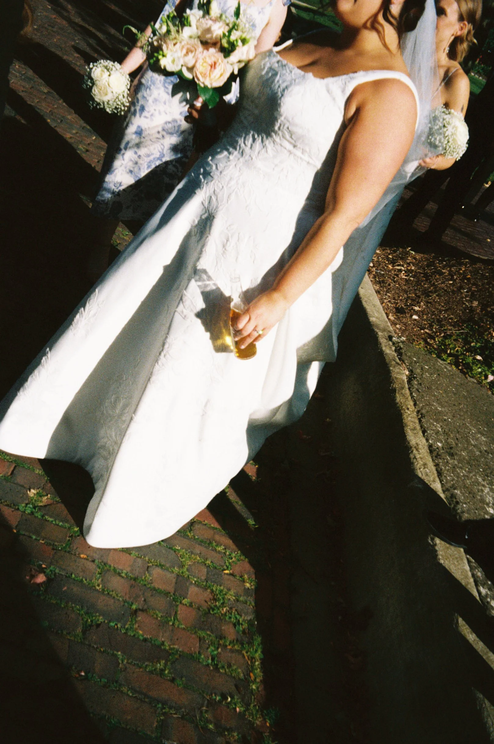 bride holding a miller high life - Taken for Anna Zajac