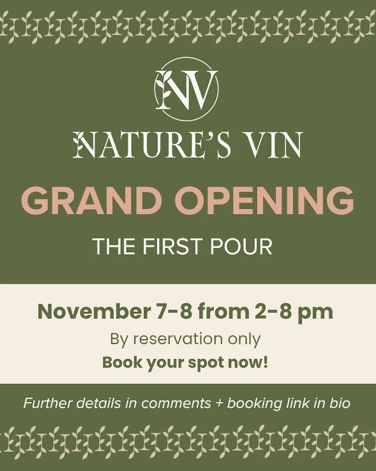 You’ve been waiting for this! πΎ Grand Opening weekend is reservation only on Nov 7-8, and our followers get the first pour.π₯ Grab your spot now (link in bio)! π