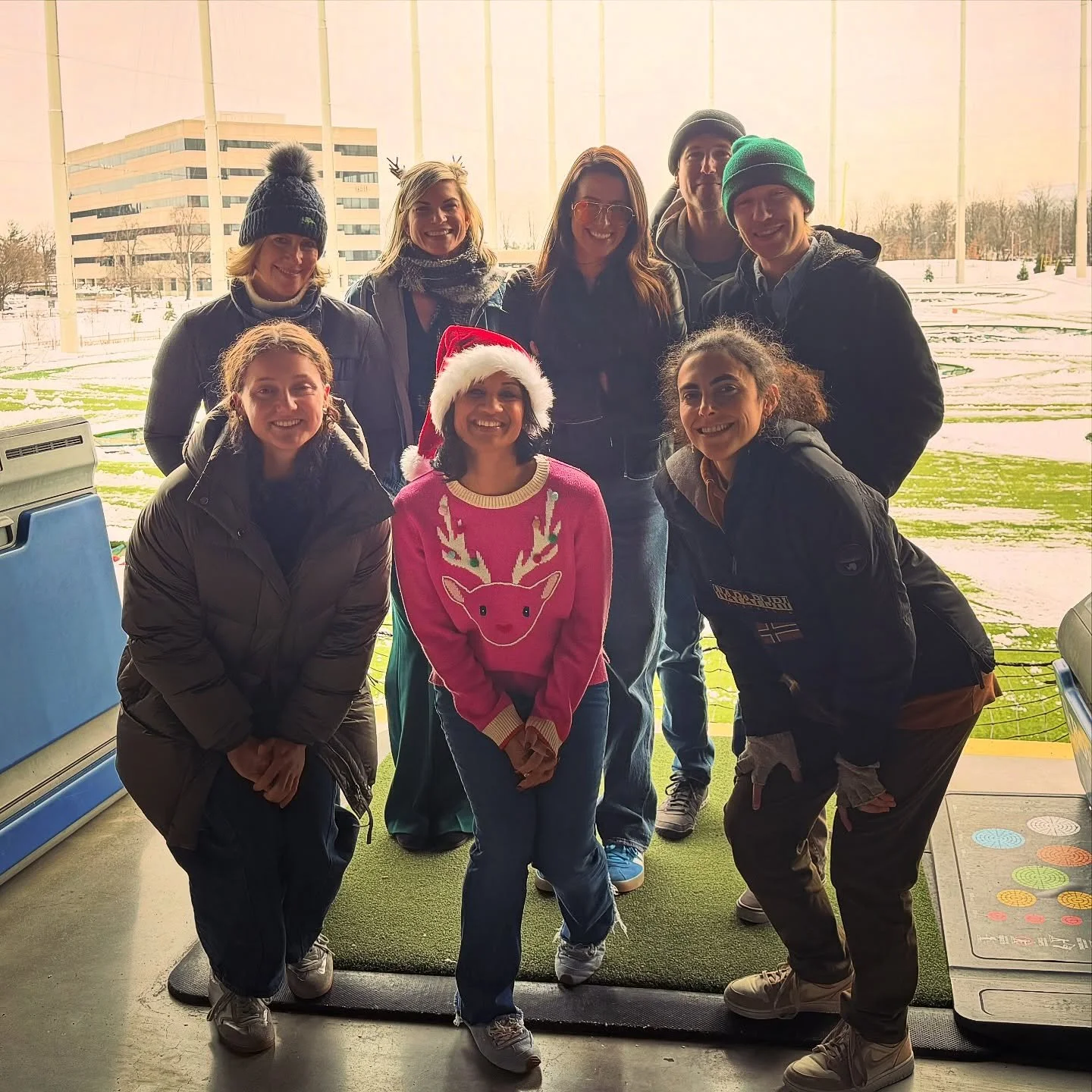 NV team holiday parTEE! 🥶⛳️❄️