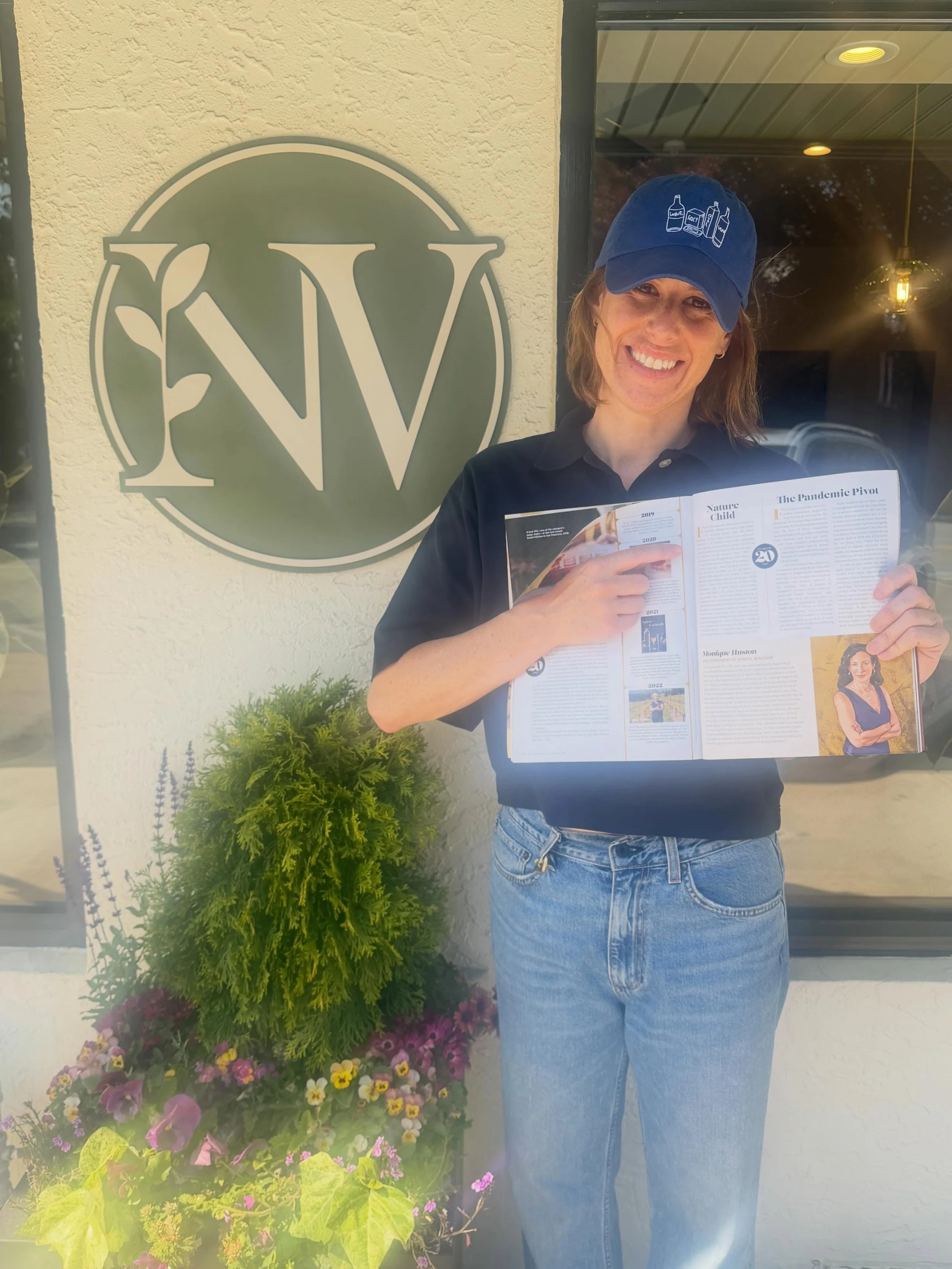 Our wine lady was quoted in the #20thanniversary edition of @imbibe: &ldquo;I think they&rsquo;re rediscovering [ @naturesvin ] what wine used to be before it became overly engineered.&rdquo; Just call her nature child 🌸&hellip; Go Elyse!🍷