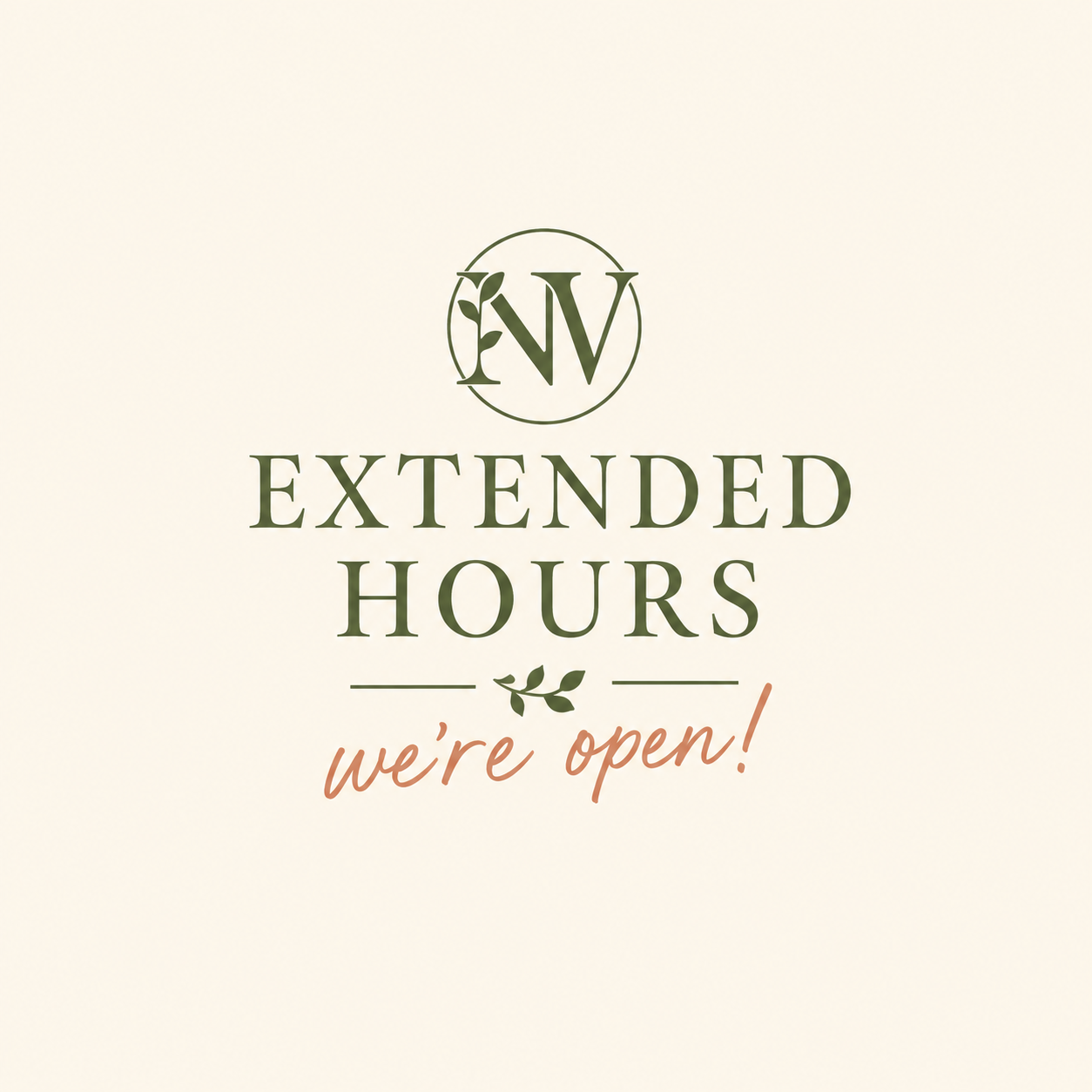 Extended Shop Hours