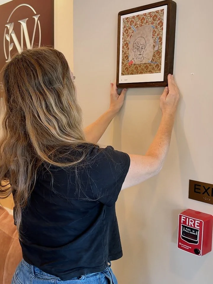 We&rsquo;re excited to feature local women artists at @naturesvin&rsquo;s wine bar and shop. And up next is Meghan Cox, a Philly based artist and educator, whose paintings have been exhibited nationally and internationally. She is currently presentin