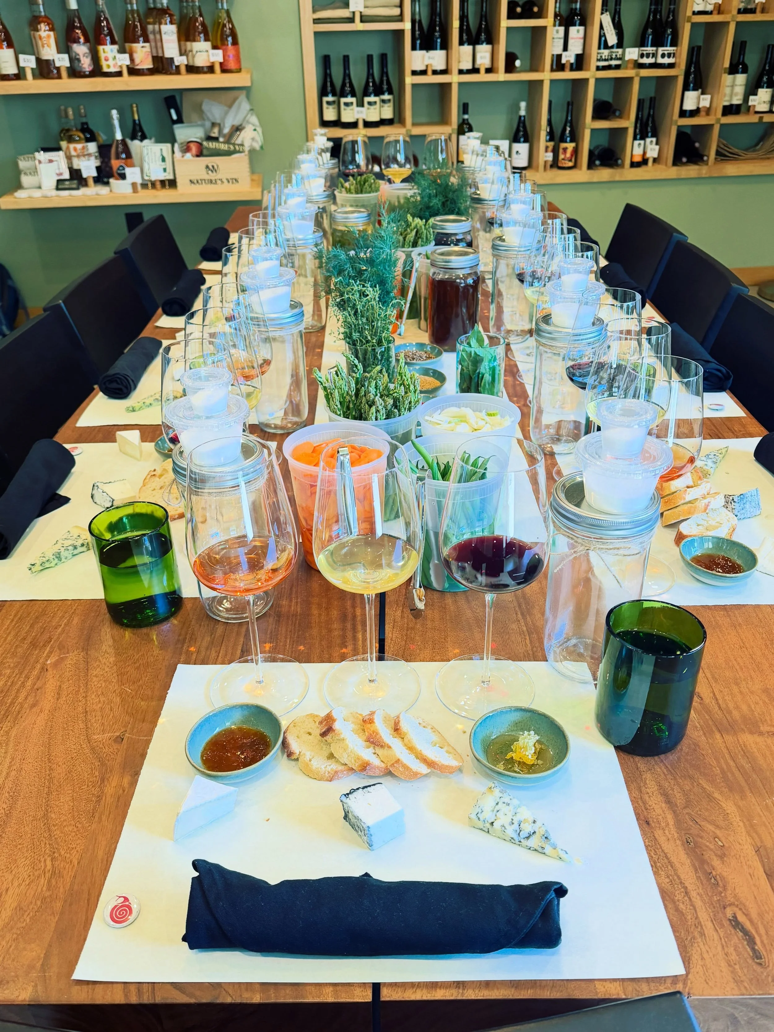 🍷Sommelier-Guided Tastings 🧀 !!! Level up your wine game with a 1.5 hour tasting led by our wine lady! Enjoy a curated flight of 3 distinct natural wines for $50/person (and absolutely don&rsquo;t skip the artisanal cheese pairing for +$20/person!)