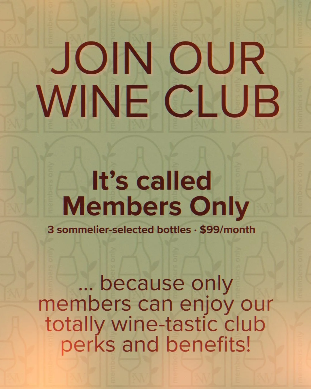 Join our wine club. Good wine. Good perks. Great excuse. 🍷😉 Link 🔗 in bio.

#membersonly #wineclub #winelover #naturalwine #wineclubperks