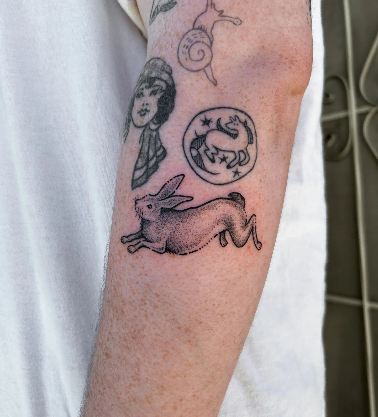 Bunny for @needlefish.tatz &amp; a healed cowboy