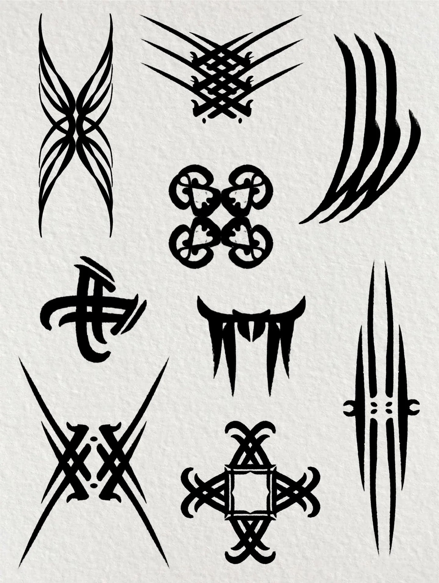 Your forearm told me it wants one of these tattooed on it. Could be cool to do some gradients too instead of solid black? Idk lmk