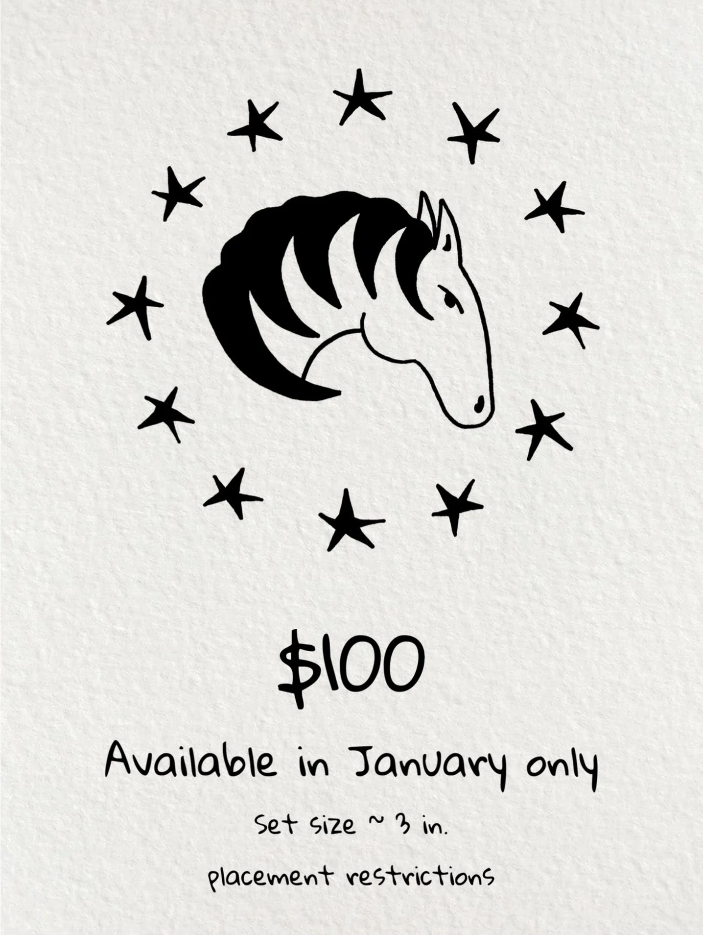 January design of the month (sry its L8)
Available for a limited time (January)
Email to book 🐴